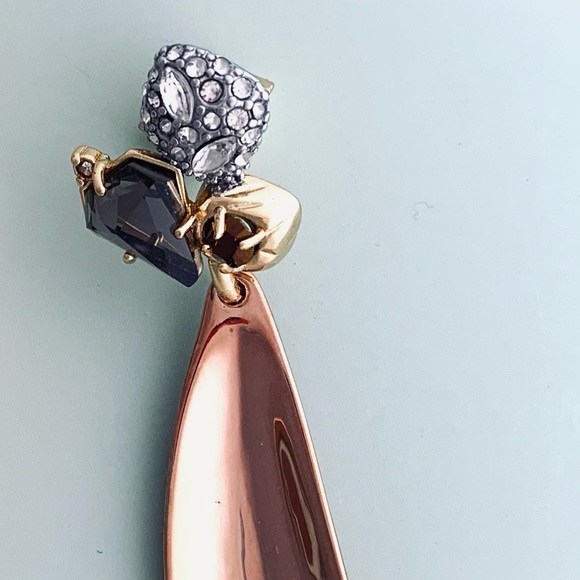 Alexis Bittar Crystal Stone Petal Scoop Earrings - Picture 6 of 10